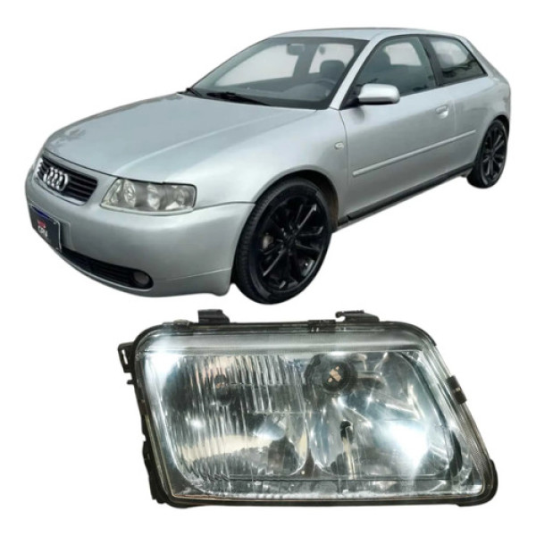 Farol Dianteira Direita Audi A3 2000 1.8 Original 96303600 Direito/passageiro