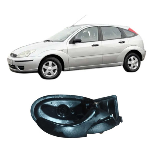 Maçaneta Interna Dianteira Direit Focus 2008 Xs41a22600akbk  Preto Dianteira
