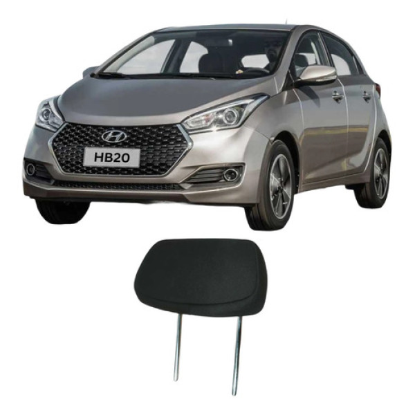Encosto Cabeça Traseiro Hyundai Hb20 2020 1.0 Original Preto