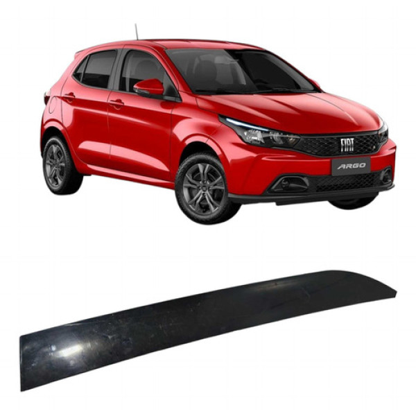 Calha De Vidro Traseira Esquerda Fiat Argo 2023  Preto