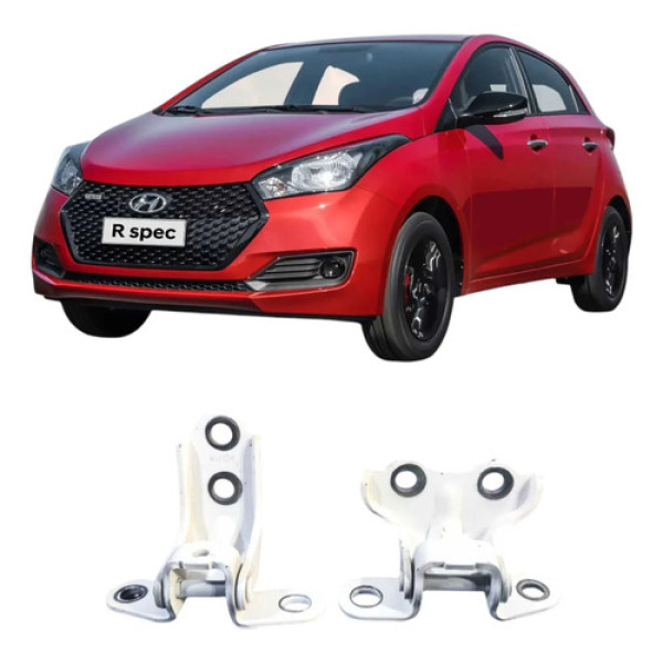 Par Dobradiça Traseira Esquerda Hyundai Hb20 1.0 3c 2018