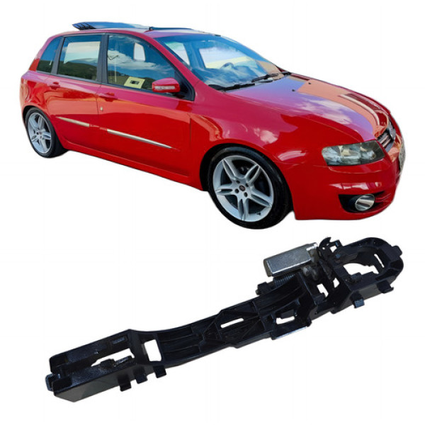 Suporte Maçaneta Externa Traseiro Esquerdo Fiat Stilo 2009 Vermelho