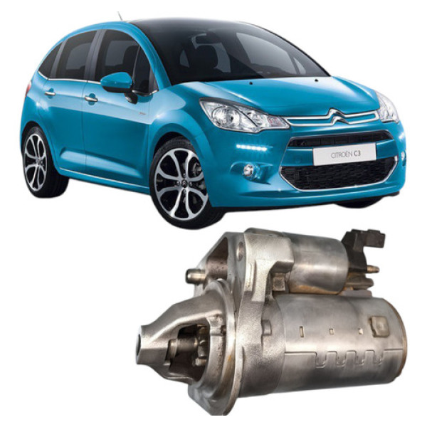 Motor Arranque Partida Citroen C3 1.2 3cc 2013 A 2020