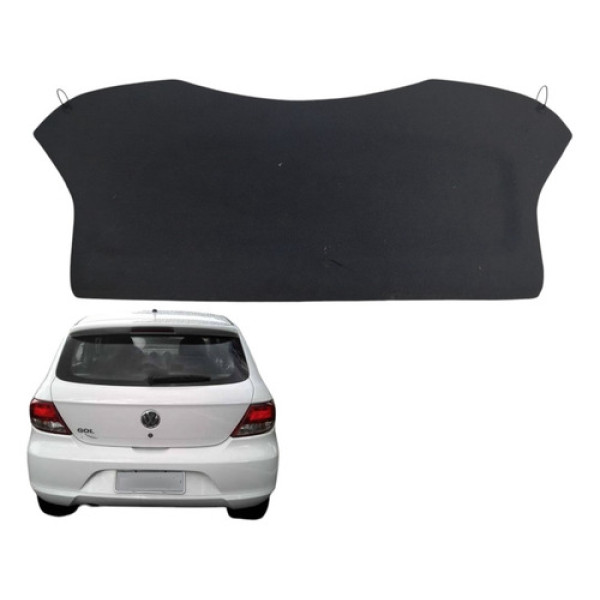Tampão Bagageiro Forro Porta Mala Gol G5 2009 A 2012 Preto Preto