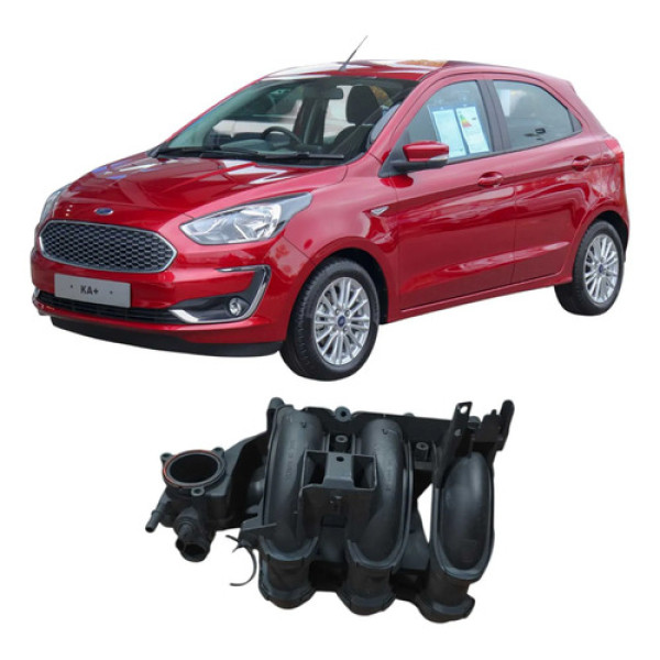 Coletor Admissão Ford Ka 1.0 3c 2017 E3bg9424db Original