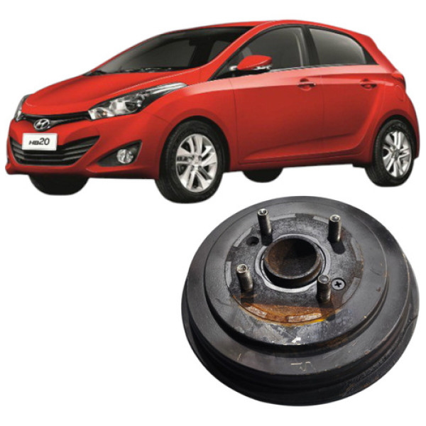 Tambor Freio Cubo Traseira Direita Hb20 2013 A 2019