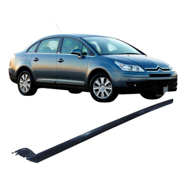 Friso Porta Lateral Direita Citroën C4 2009 Preto