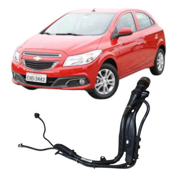 Gargalo Tanque Combustível Chevrolet Onix 1.0 2014 Original Preto