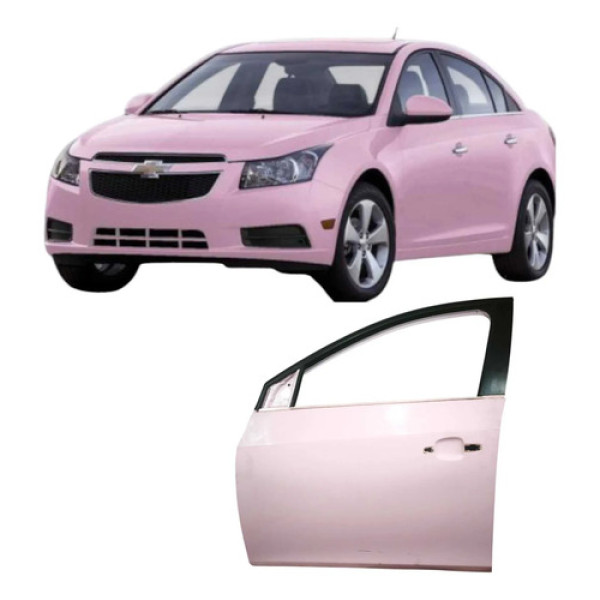 Porta Dianteira Esquerda Gm Cruze Sedan 2013 1.8 Original Dianteira Esquerdo Rosa