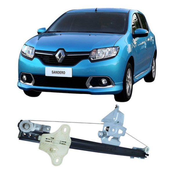 Máquina Vidro Elétrico Dianteiro Esq Sandero 2017 807219302