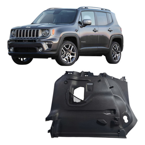 Forro De Porta Malas Lateral Esquerdo Renegade 2016 A 2019