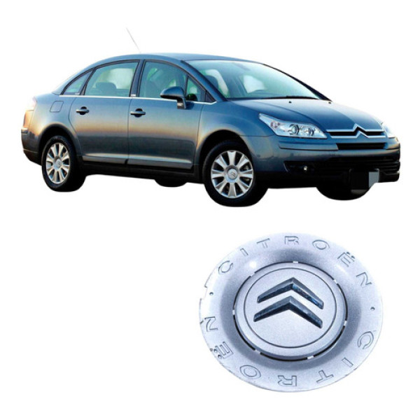 Calota Central Roda Citroen C4 Pallas 2.0 9684769080 Prateado