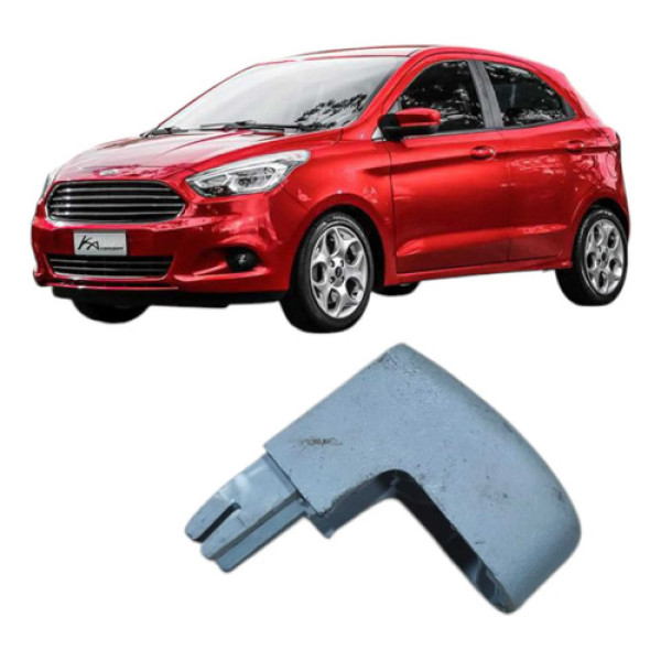 Acabamento Regulador Altura Cinto Ford Ka 2015 1.0 3c Cinza