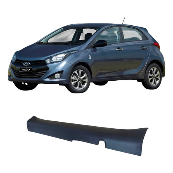 Acabamento Soleira Dianteiro Direito Hyndai Hb20 2017 Preto
