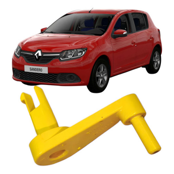 Suporte Lateral Palheta Caixa Ar Renault Sandero 1.0 3c 2017 Branco