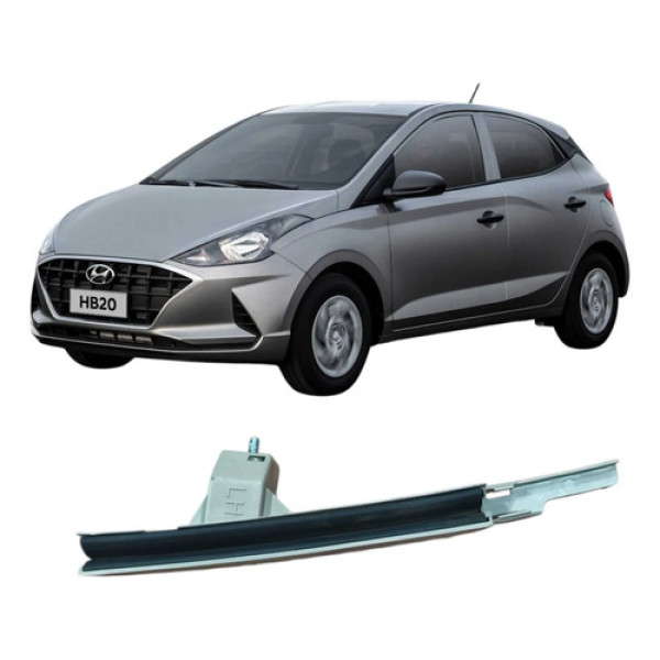 Guia Vidro Traseiro Esquerdo Hb20 2020 83550r1200 Preto