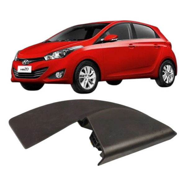 Acabamento Interno Retrovisor Direito Hyundai Hb20 2014-2019 Preto