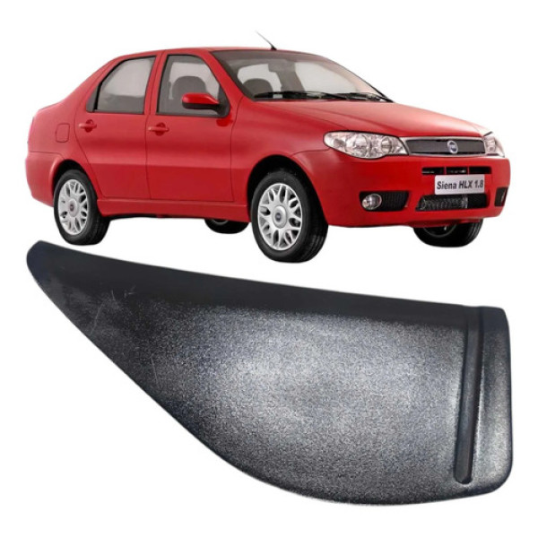 Acabamento Porta Traseira Esquerda Fiat Siena 2006 713783000 Preto