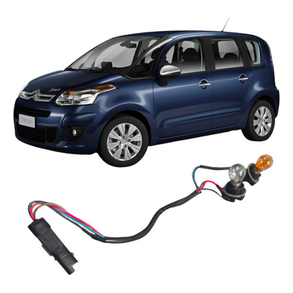 Chicote Lanterna Direita Traseira C3 Picasso 2014 Pa66gf30