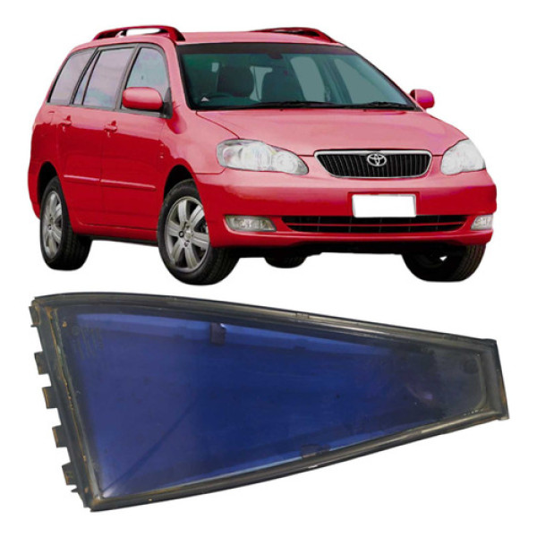 Vidro Vigia Traseiro Esquerdo Corolla Fielder 2005-2008