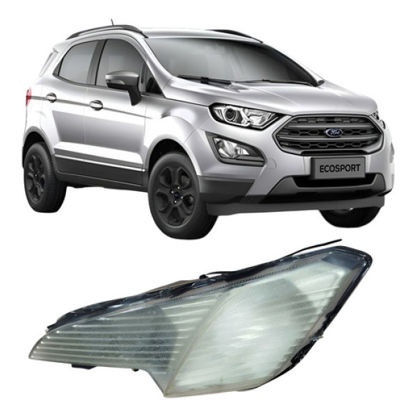 Farol Milha Esquerdo Ford Ecosport 2019 1.5 3c Branco