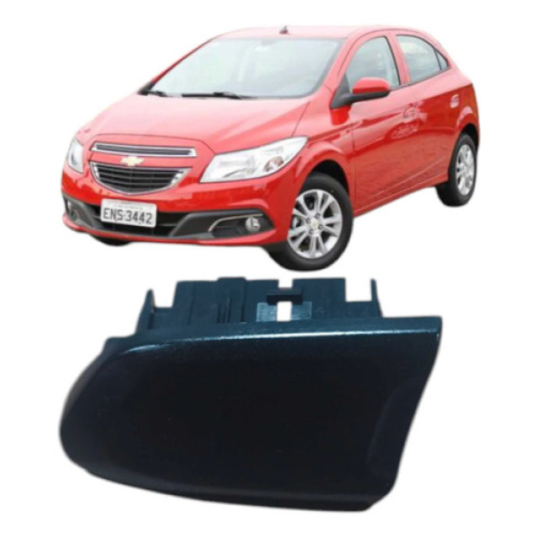 Capa Botao Painel Direito Porta Malas Chevrolet Onix 2014 Preto