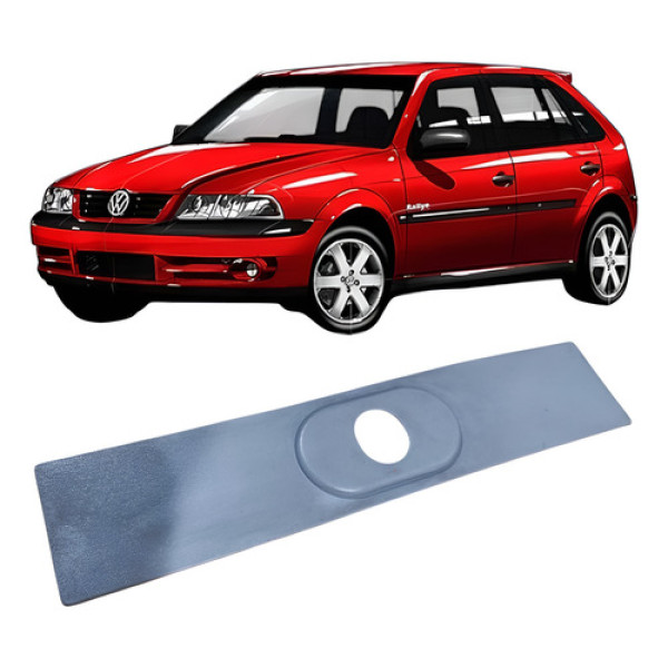 Moldura Regulagem Altura Cinto Esquerdo Volkswagen Gol 2005 Prateado