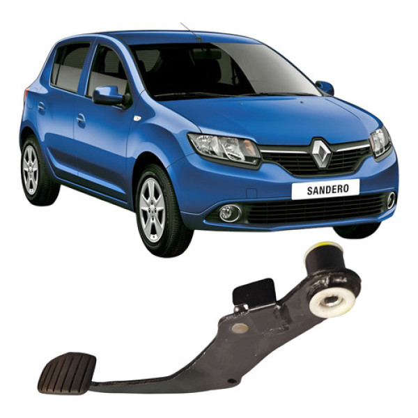 Pedal Freio Renault Sandero 2014-2019 P0m43 Preto Preto