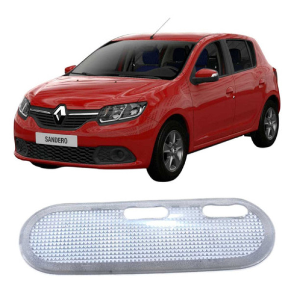 Lente Luz De Teto Renault Sandero 1.0 3c Prateado