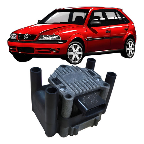 Bobina Ignição Volkswagen Gol 1.0 4c 2005 Ce2011819319