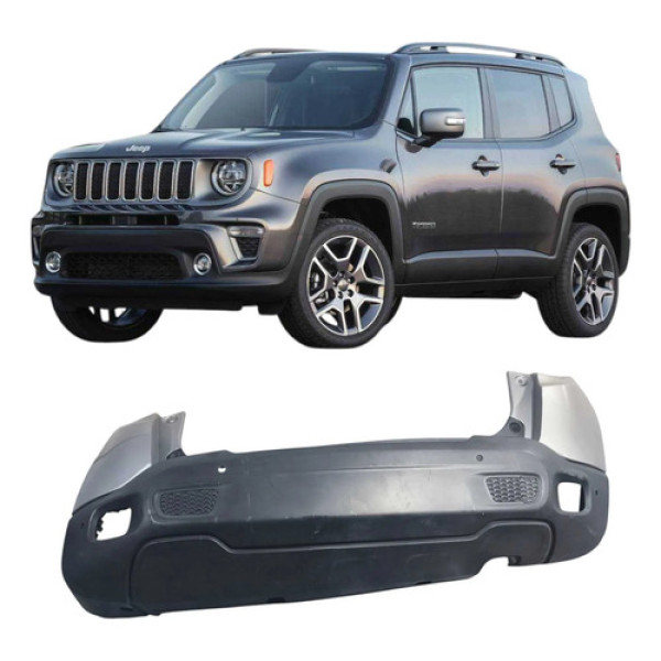 Parachoque Traseiro Cinza Jeep Renegade 2018 2019 1632489x