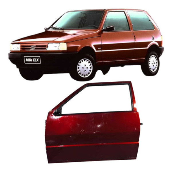 Porta Dianteira Esquerda Fiat Uno Eletrônic 2p 1995 39201n Dianteira Esquerdo