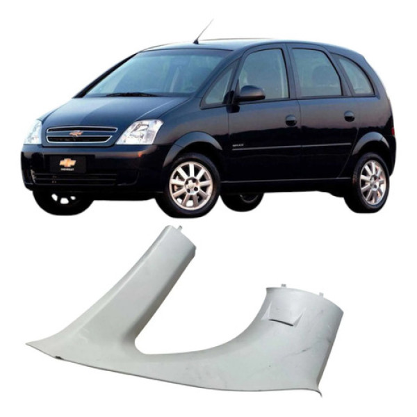 Moldura Coluna Traseira Esquerda Meriva 2012 1.4 93368667 Branco