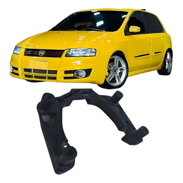 Suporte Farol Milha Auxiliar Fiat Stilo 2009 51824688 Vermelho