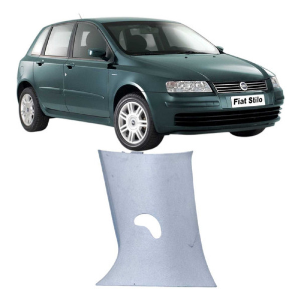 Acabamento Coluna Traseira Direiro Fiat Stilo 2003 Branco