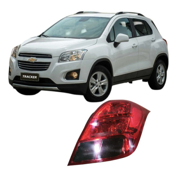 Lanterna Traseira Direita Gm Tracker 2015 1.8 082351926r Direito/passageiro Vermelho