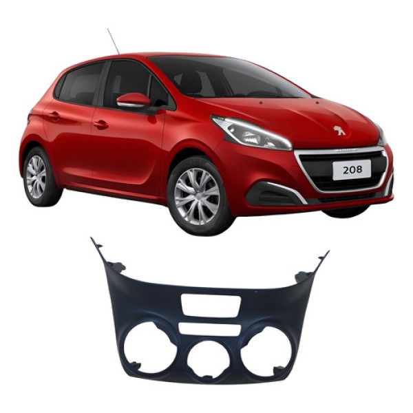 Moldura Comando Ar Condicionado Peugeot 208 2019