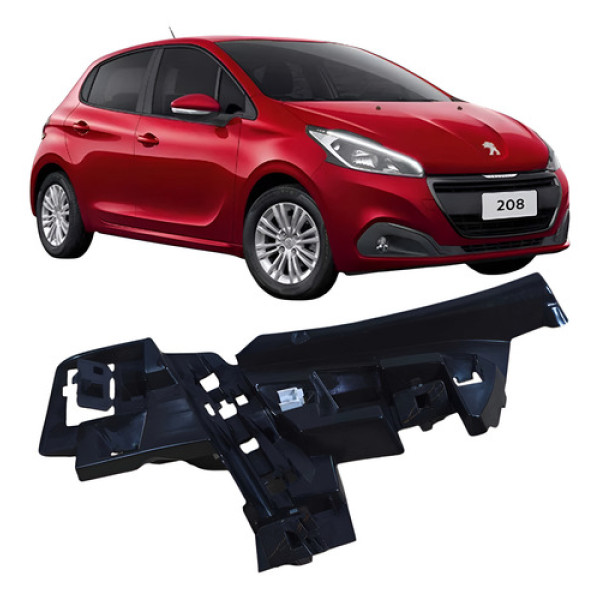 Suporte Guia Para-choque Traseiro Esquerdo Peugeot 208 2019