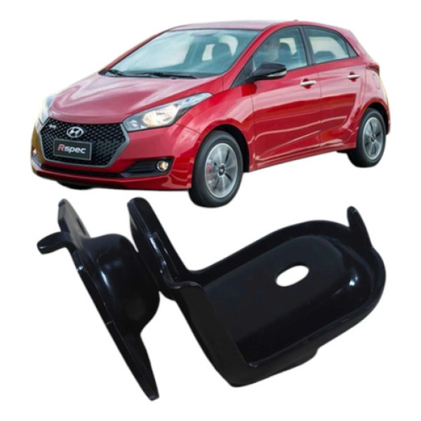 Suporte Encosto Elevação Banco Traseiro Hyundai Hb20 2017 Branco