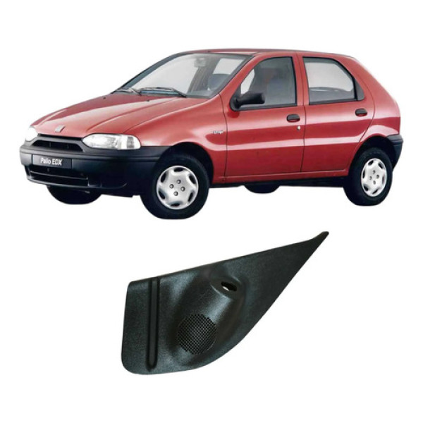 Moldura Retrovisor Esquerdo Fiat Palio 1996 71516200 Preto