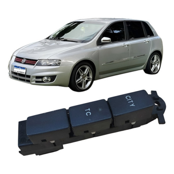 Botão Interruptor Original City/tc Fiat Stilo 2009 31262 Vermelho