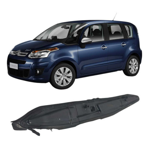 Acabamento Para-lama Esquerdo Citroen C3 Picasso 2014 Preto