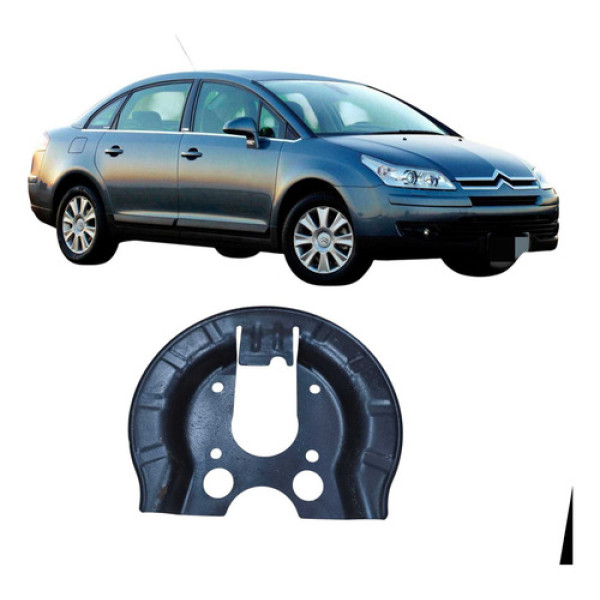 Defletor Disco De Freio Citroën C4 2009 Preto