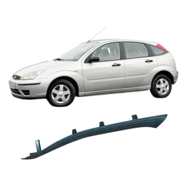 Soleira Porta Traseira Direita Ford Focus 2007 Original Preto