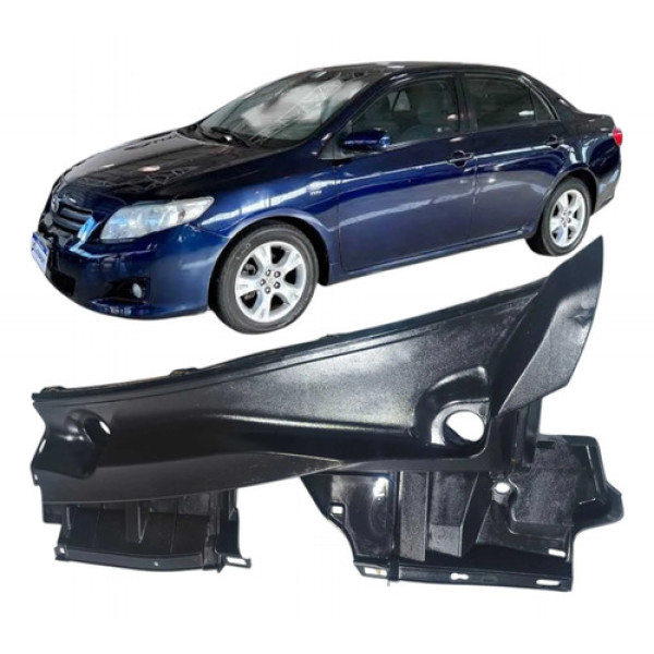 Grade Churrasqueira Esquerda Toyota Corolla Gli 2009 2010  Preto Brilhante