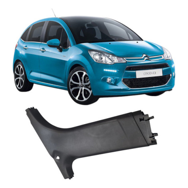 Moldura Inf Coluna Central Direita Citroën C3 2013-2019