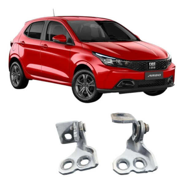 Par Dobradiça Porta Dianteira Esquerda Fiat Argo 4p 2023