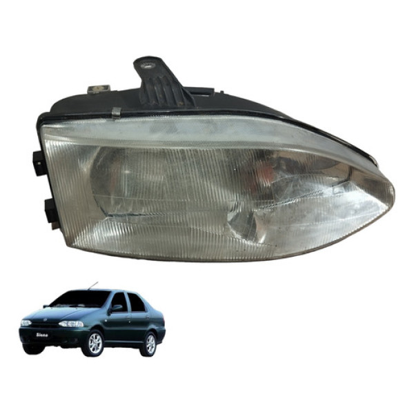 Farol Dianteiro Direito Fiat Palio Estrada Siena 1996 A 2002 Direito/passageiro