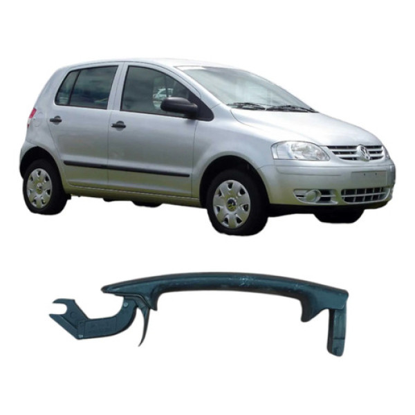 Maçaneta Traseira Esquerda Fox 1.6 2007 3b0837207   Preto Traseira