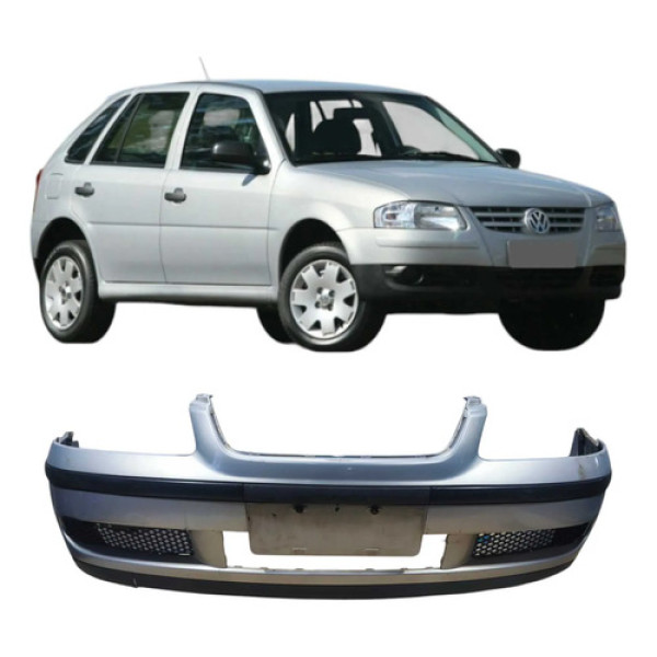 Para-choque Dianteiro Cinza Volkswagen Gol 2005  377807221 Cinza